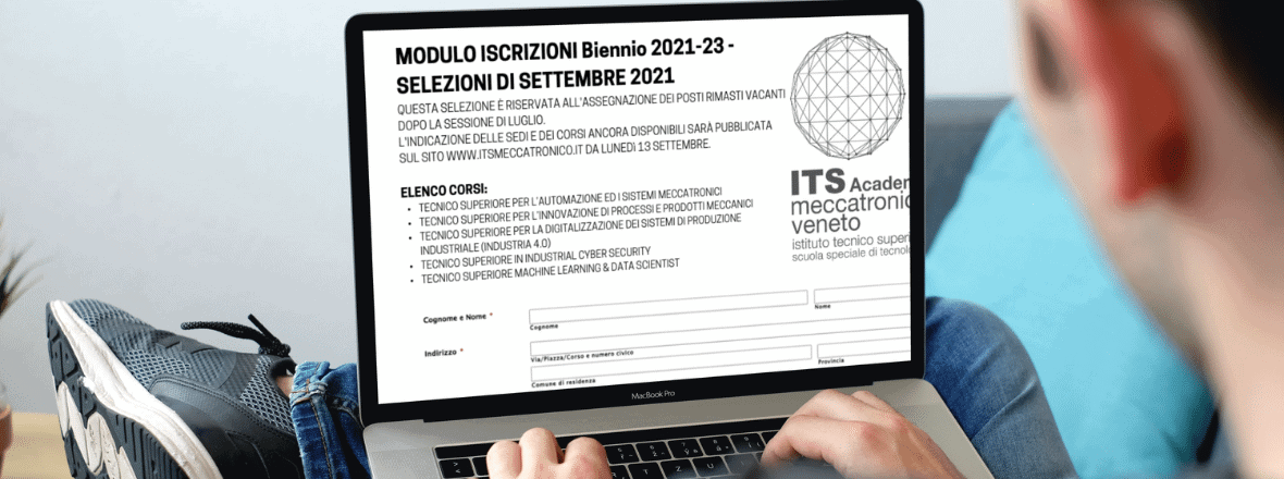 Slider Iscrizioni settembre 2ª SELEZIONE ITS MECCATRONICO VENETO: AL VIA LE ISCRIZIONI!