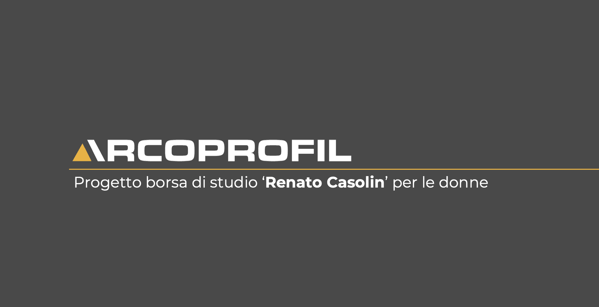 Arcoprofil_img tre borse di studio per studentesse ITS Meccatron